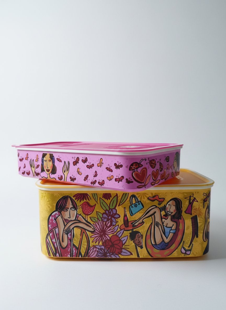 Boite de conserve en tupperware 