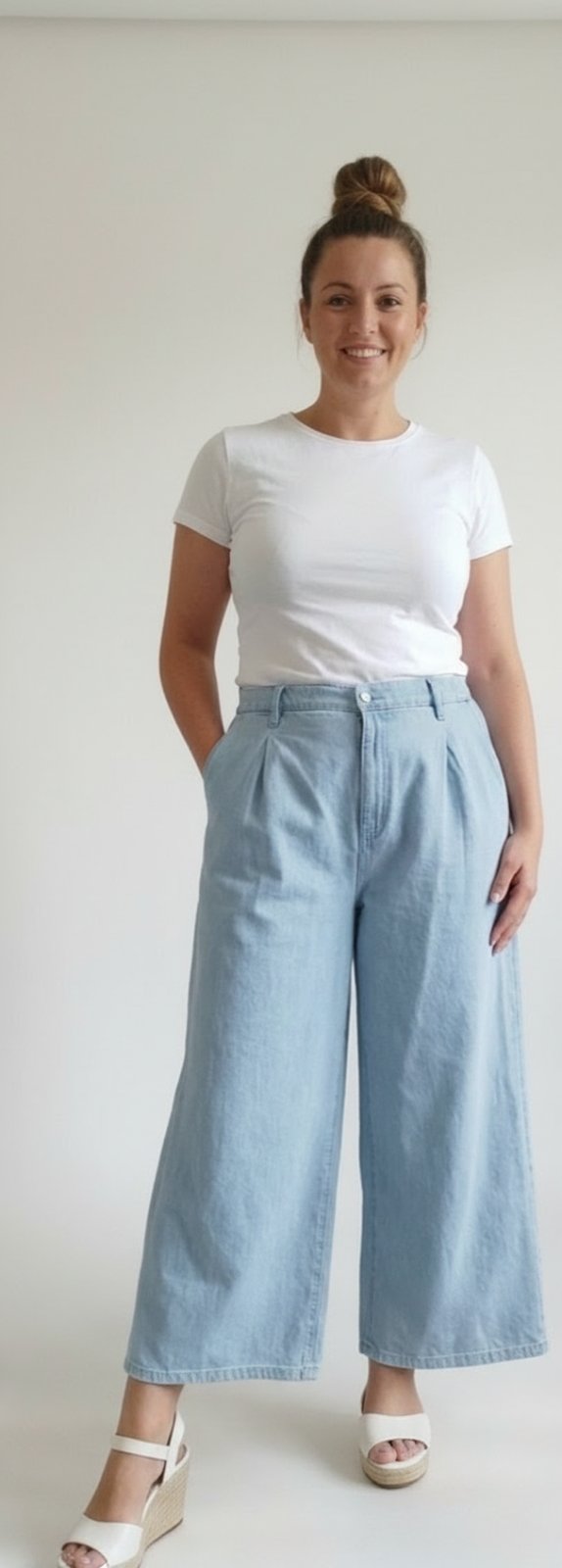 👖🩵🩵🩵🩵👖 Pantalon jeans large grande taille uniqlo