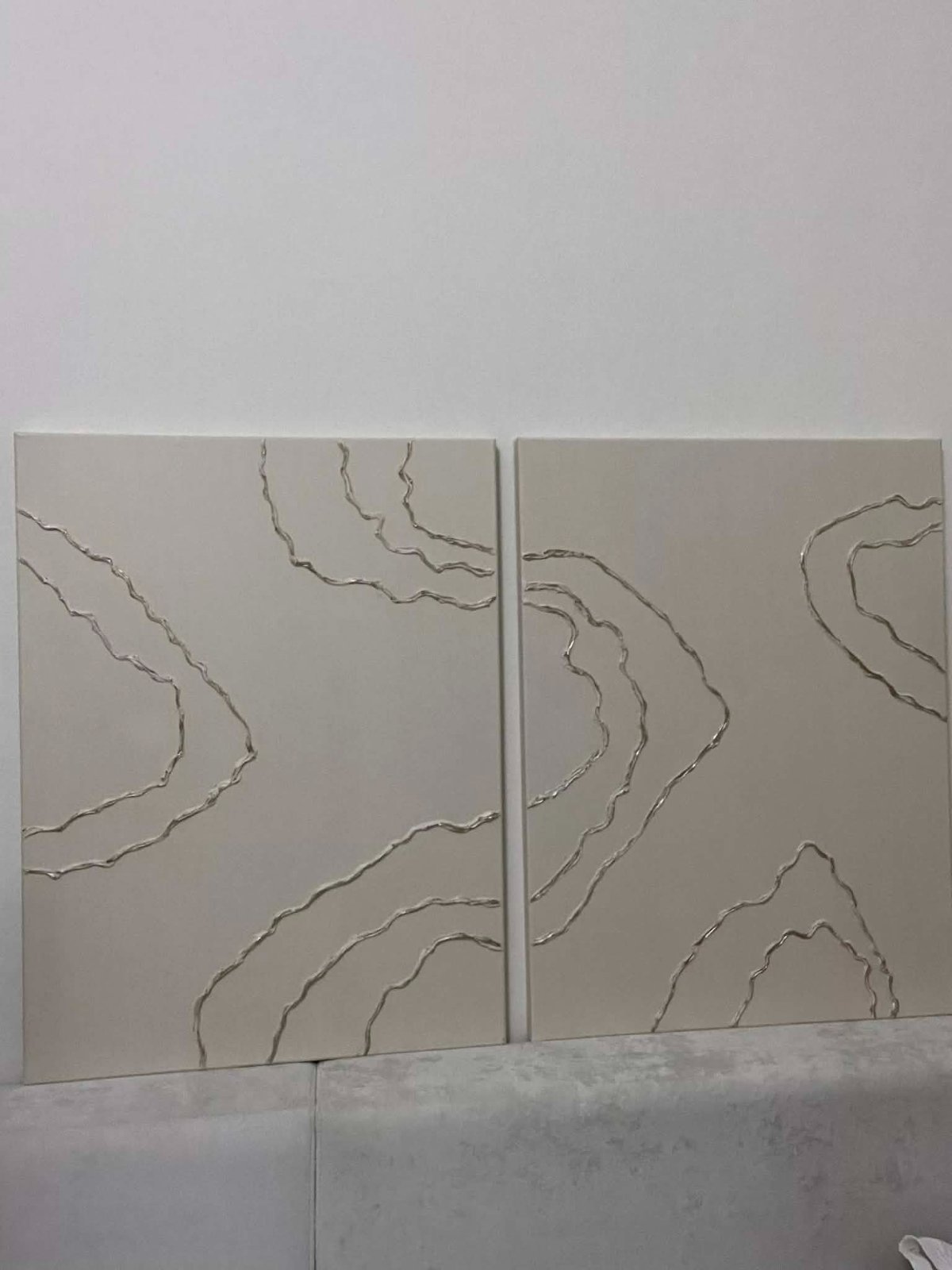2 tableaux modernes 