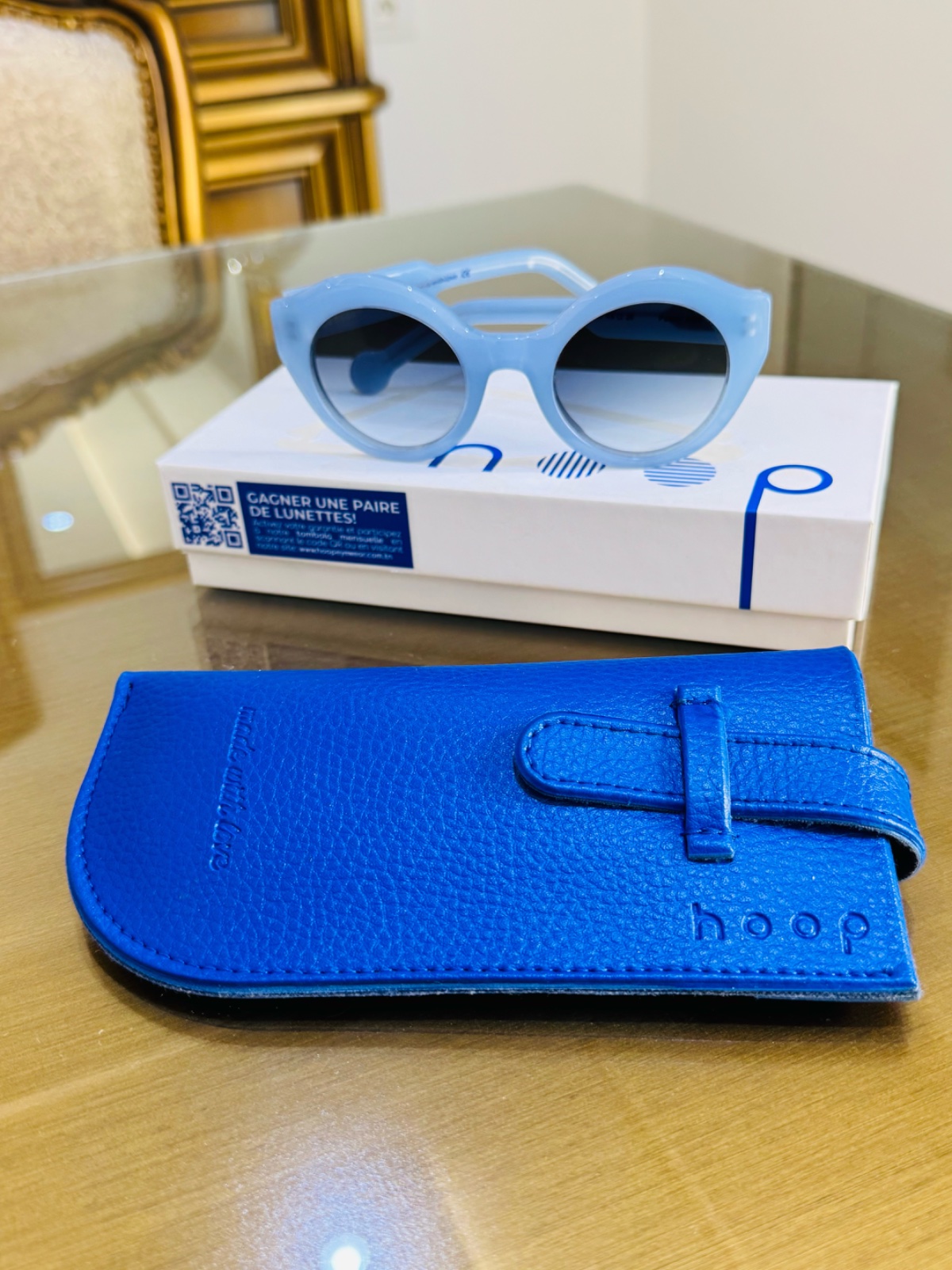Lunette bleu hoop 