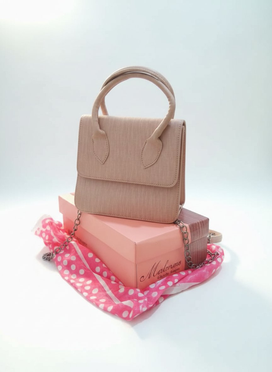 Sac à main couleur beige de Sicom