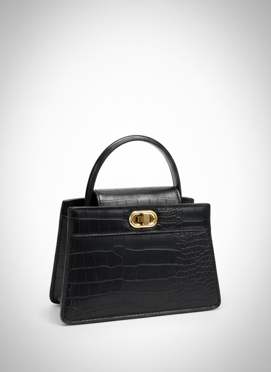 Mini sac a main cuir noir 
