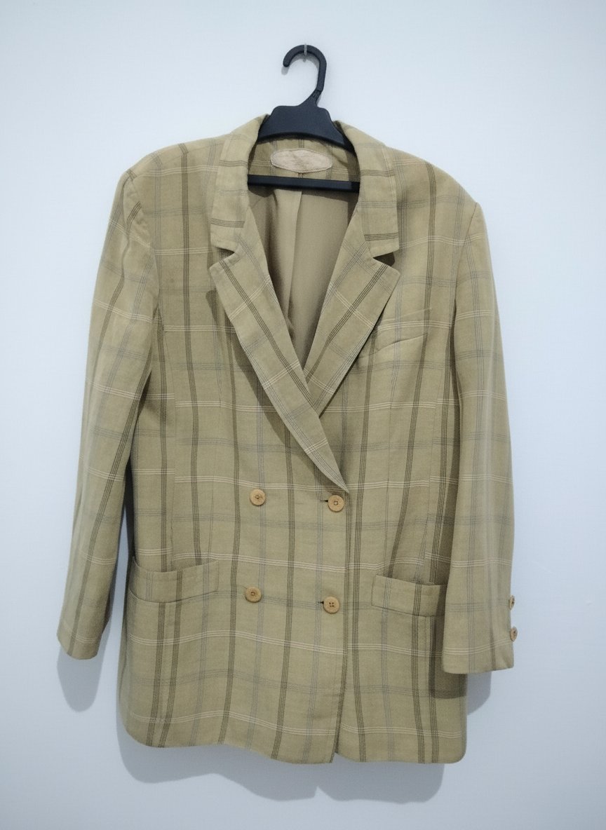 Veste jaune boutons croisés très chic old Money 💛