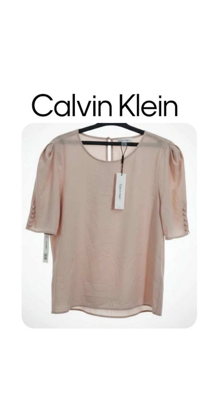 Haut Calvin Klein rose avec étiquette 