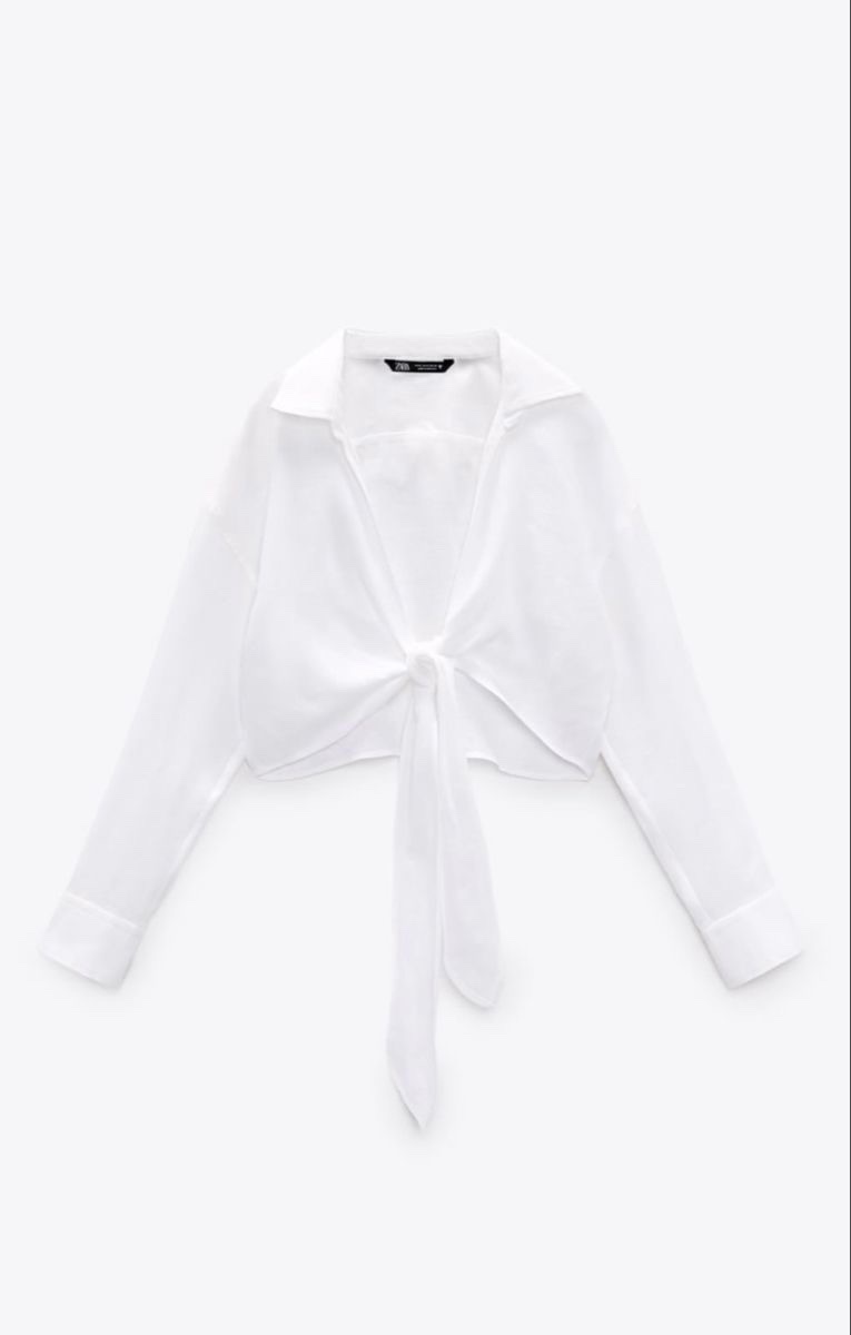 Chemise blanche satinée zara