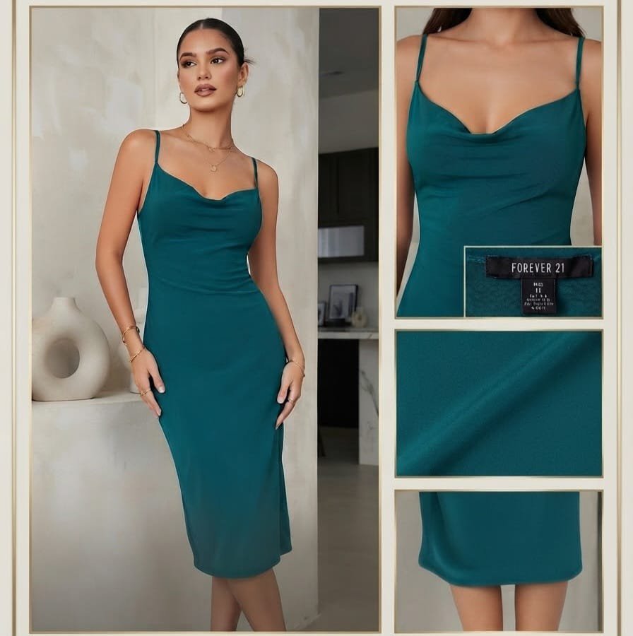 Robe vert miniter 
