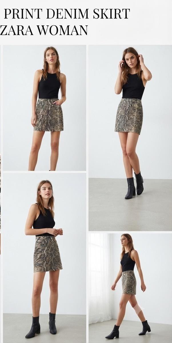 Jupe très chic 💥💥 Zara taille 38 en très bon état presque Neuf 