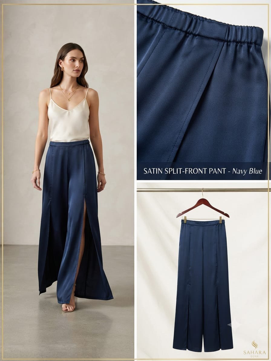 Pantalon satain taille s 