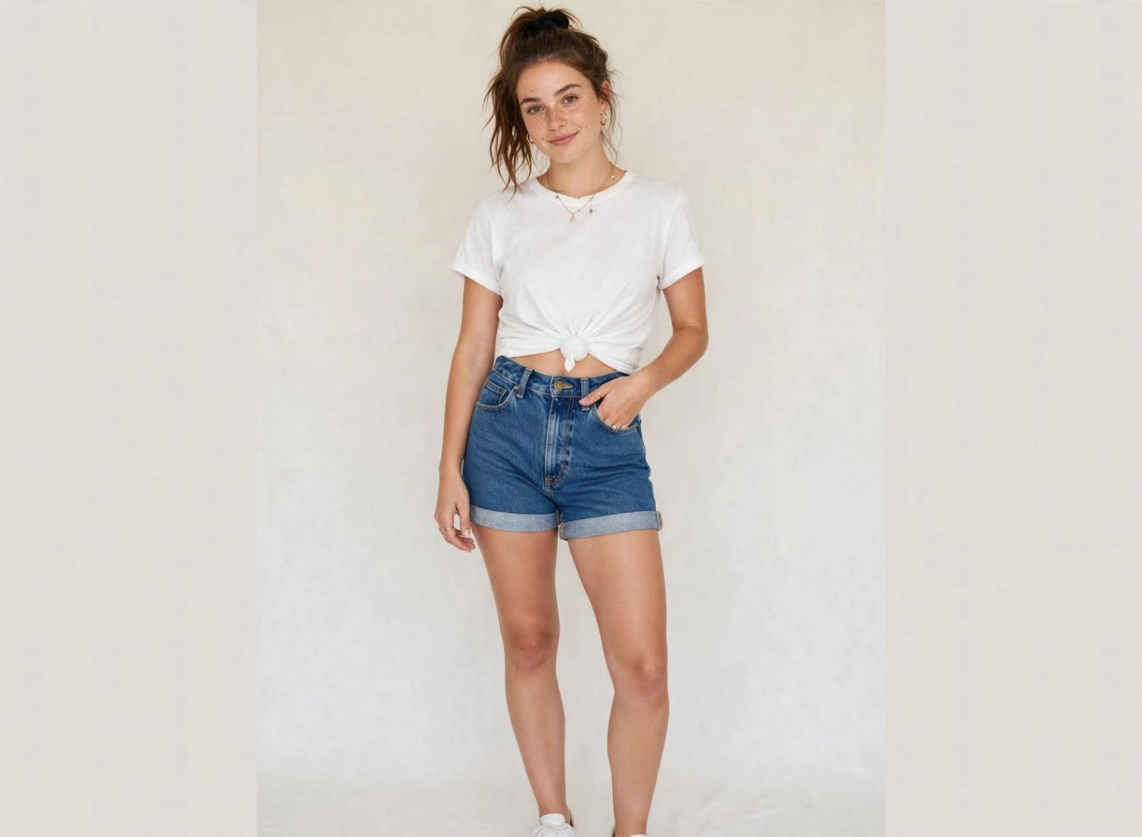 Short djean taille haute taille S collussion