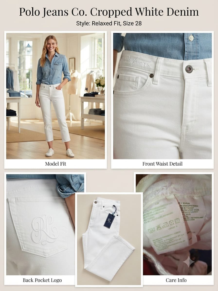 Pantacourt taille 28 Polo jeans