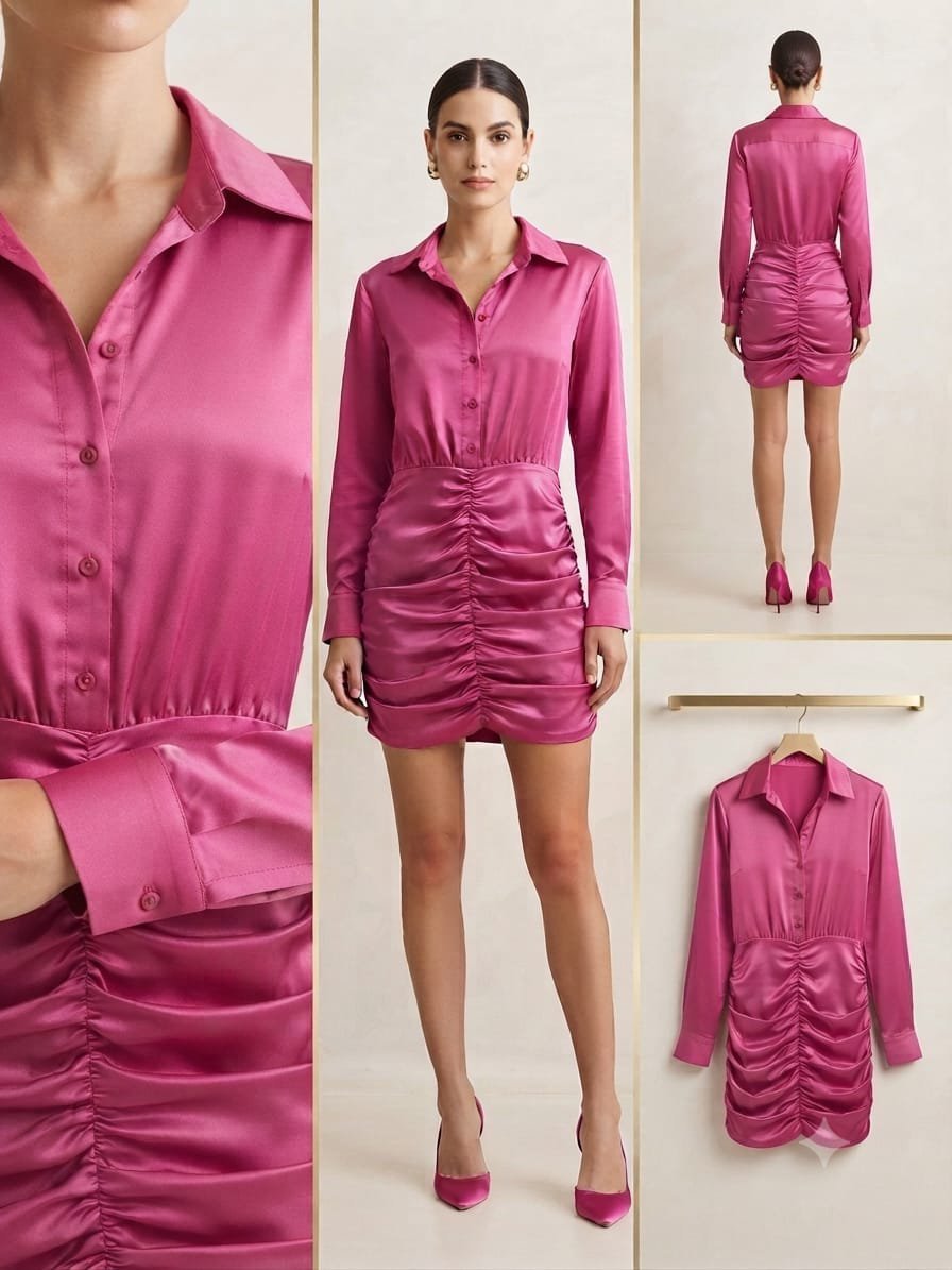 Robe rose zara