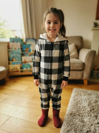 Pyjama grenouillère en polaire avec capuche taille 5 6 ans en très bon état presque Neuf ♥️