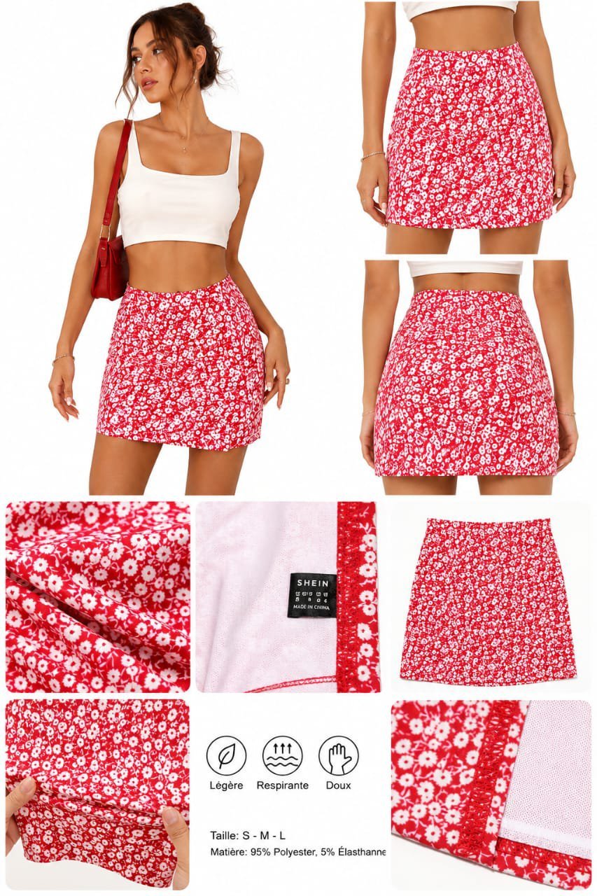 Jupe fleurie Shein taille S ♥️ neuf sans étiquette 