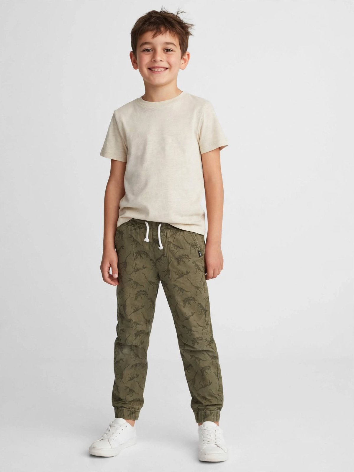 Pantalon H&M jogger kaki - EUR 128 / US 7-8Y en excellent état 