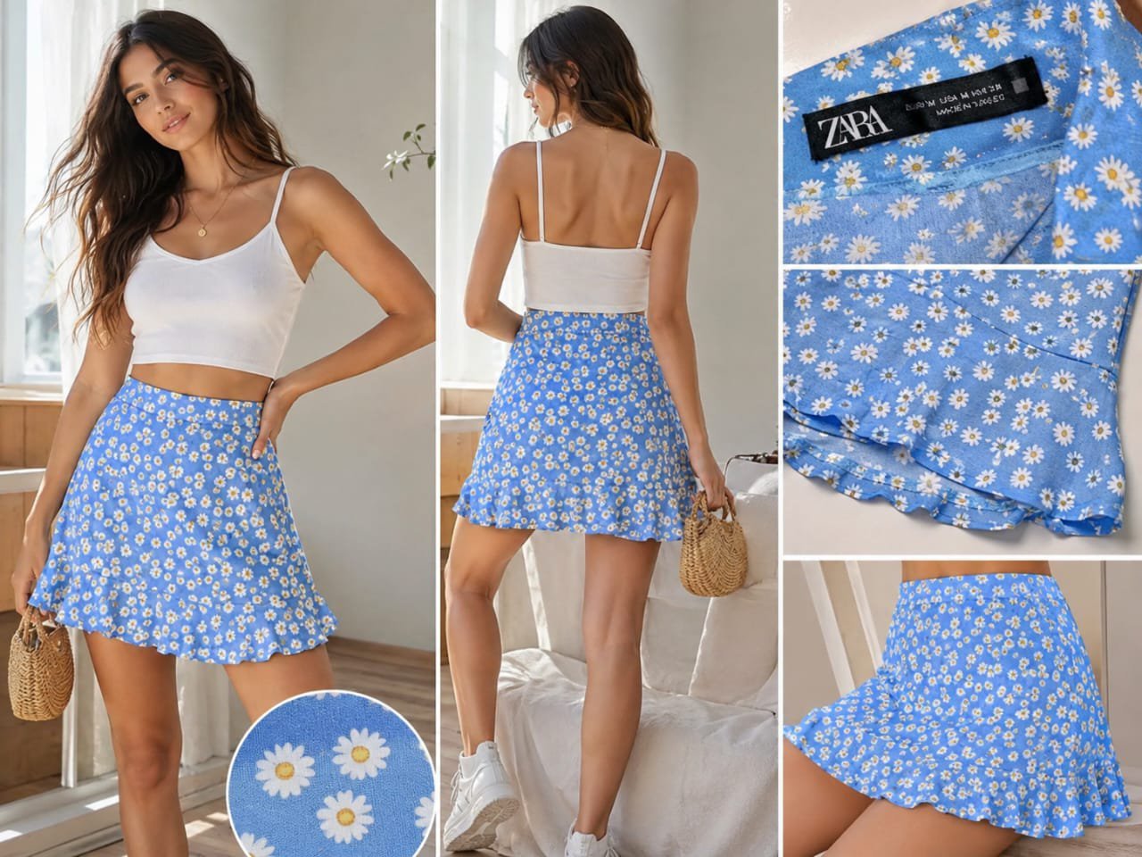 Jupe short Zara taille M en très bon état 💥