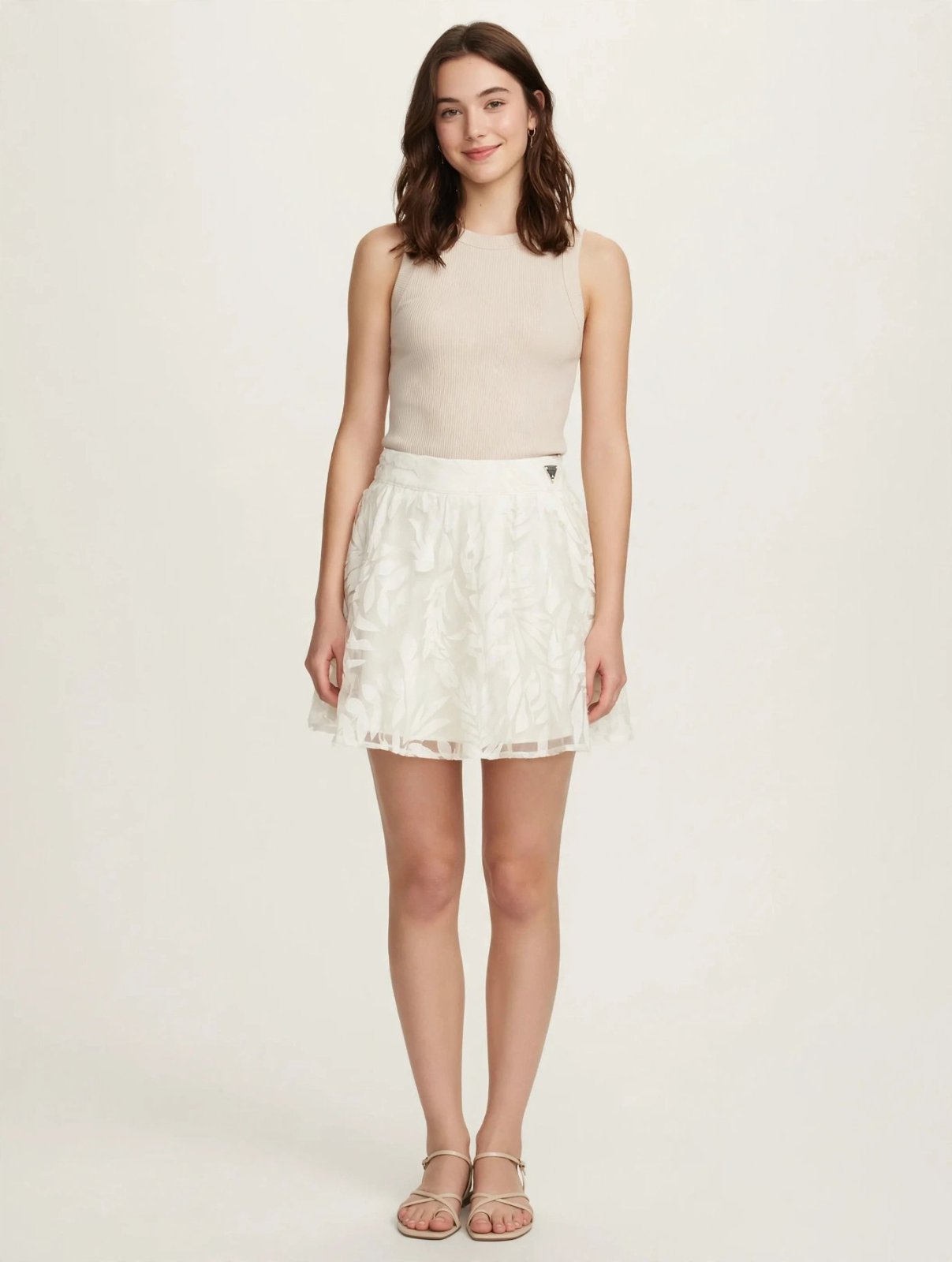 Jupe blanc sale Guess taille 36-38