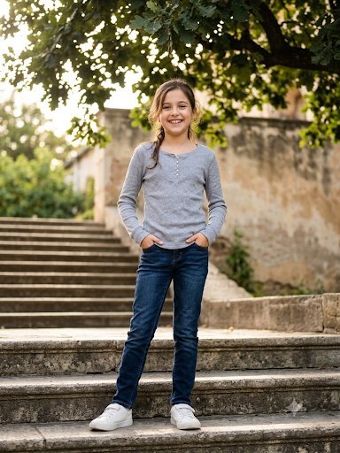 Pull fillette taille 10-12 ans gris paillettes Old Navy 