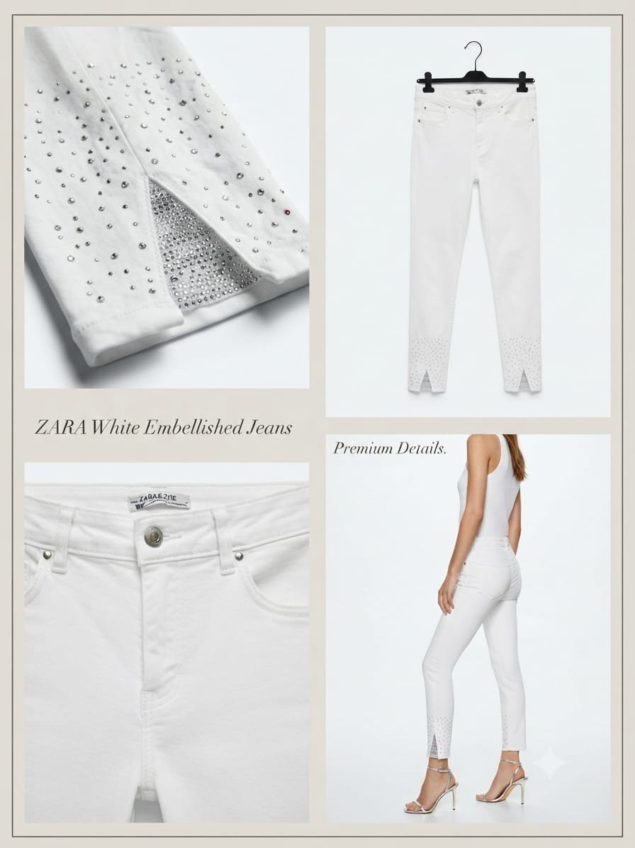 Pantalon blanc neuf taille 42