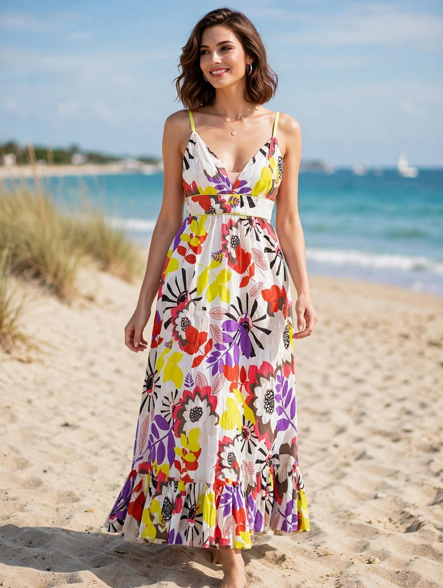 Très belle robe fleurie taille M