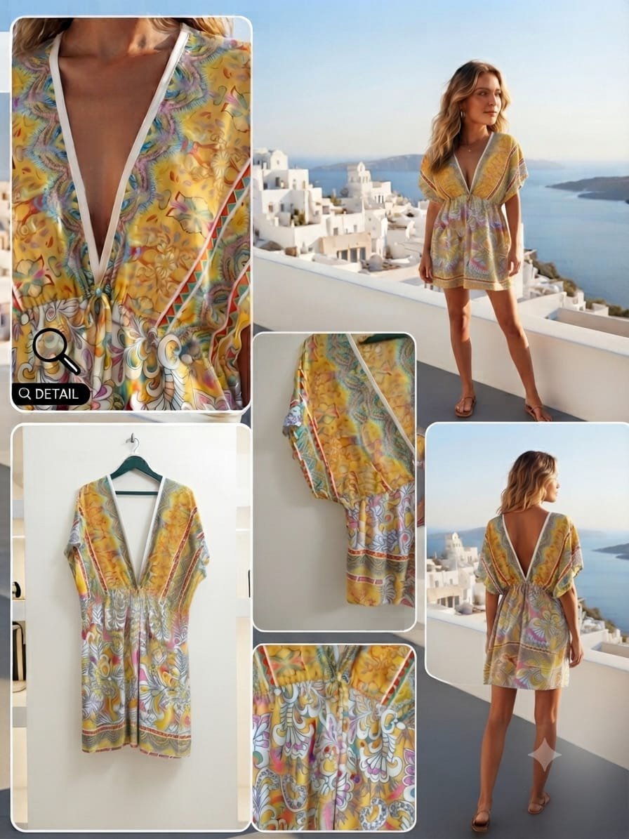 Robe style cache maillot 