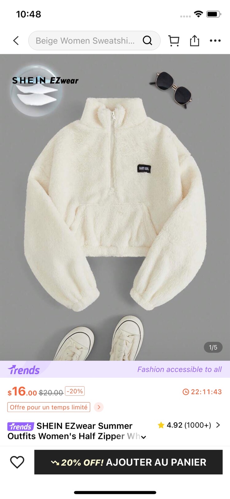 Veste blanc