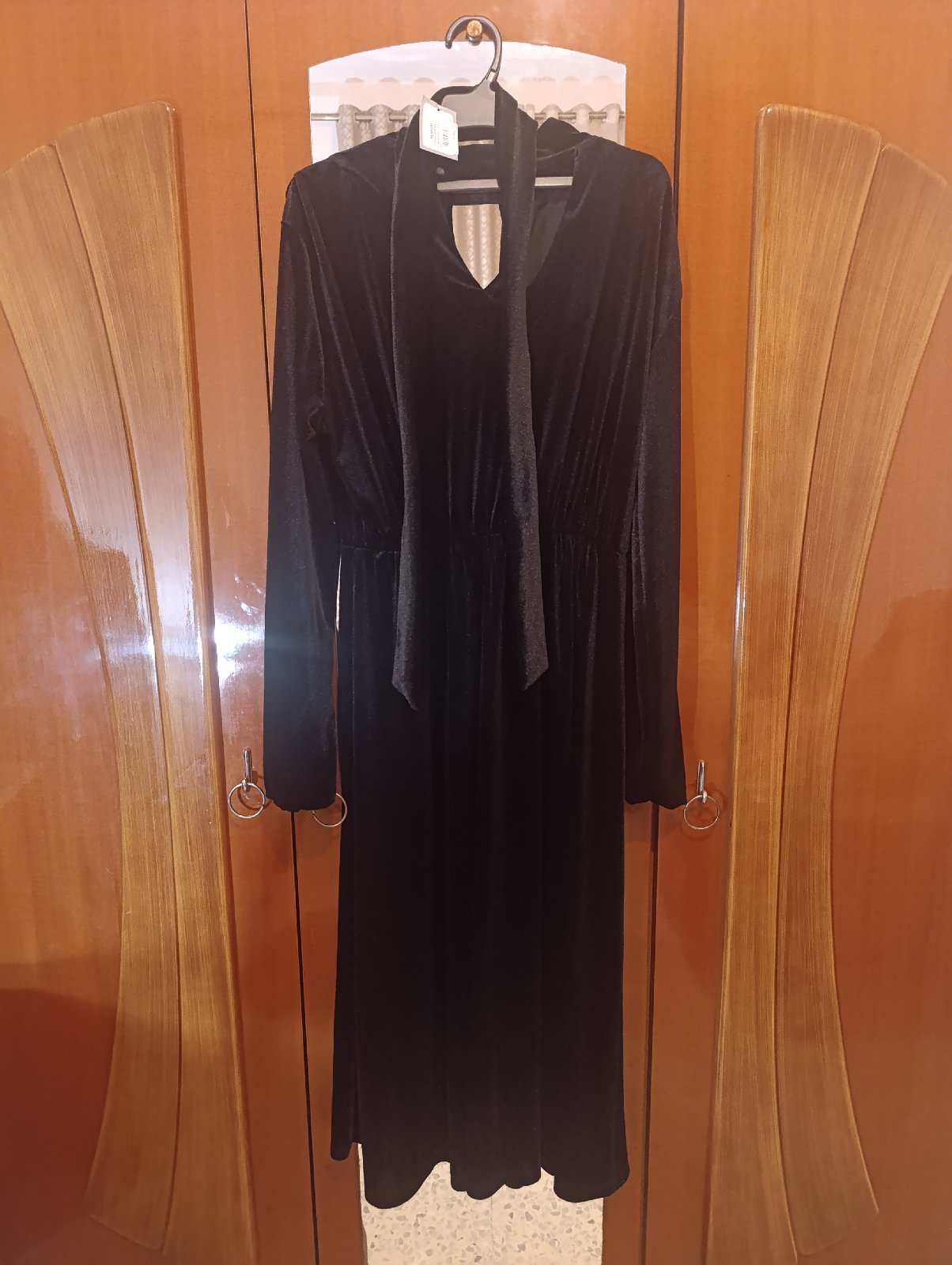 Robe velour noir 