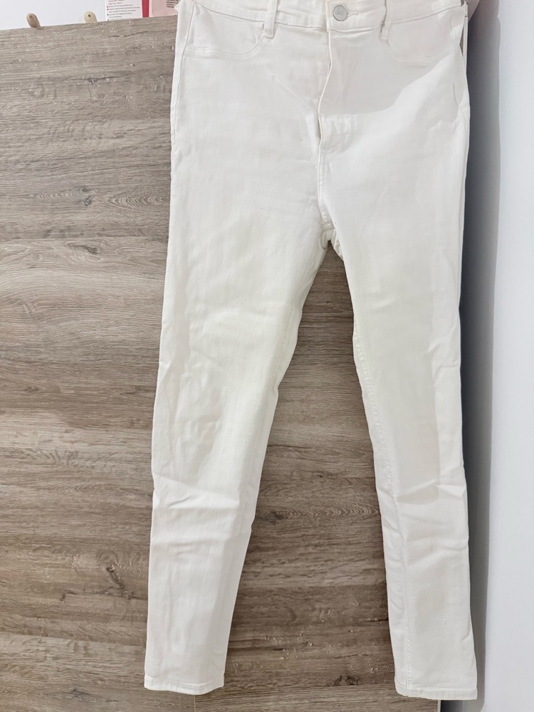 Pantalon jean skinny taille haute