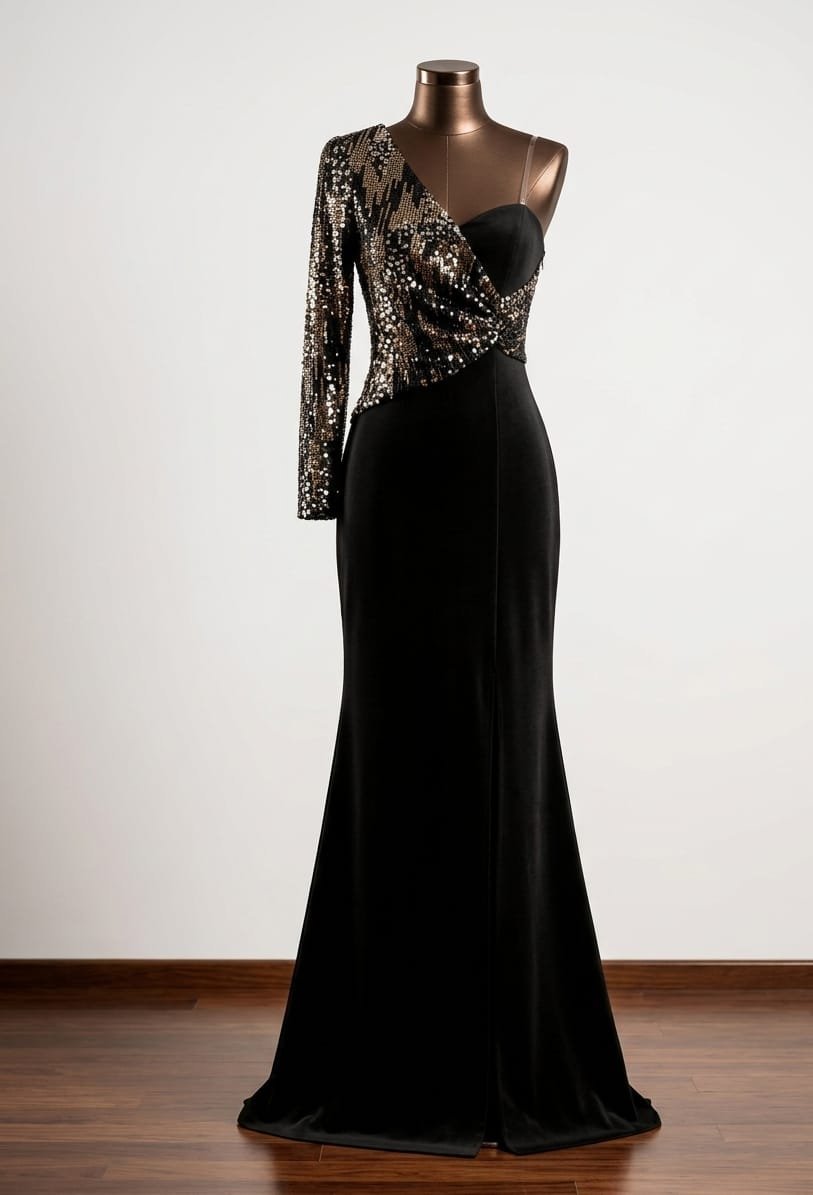 Robe soirée noire taille 36