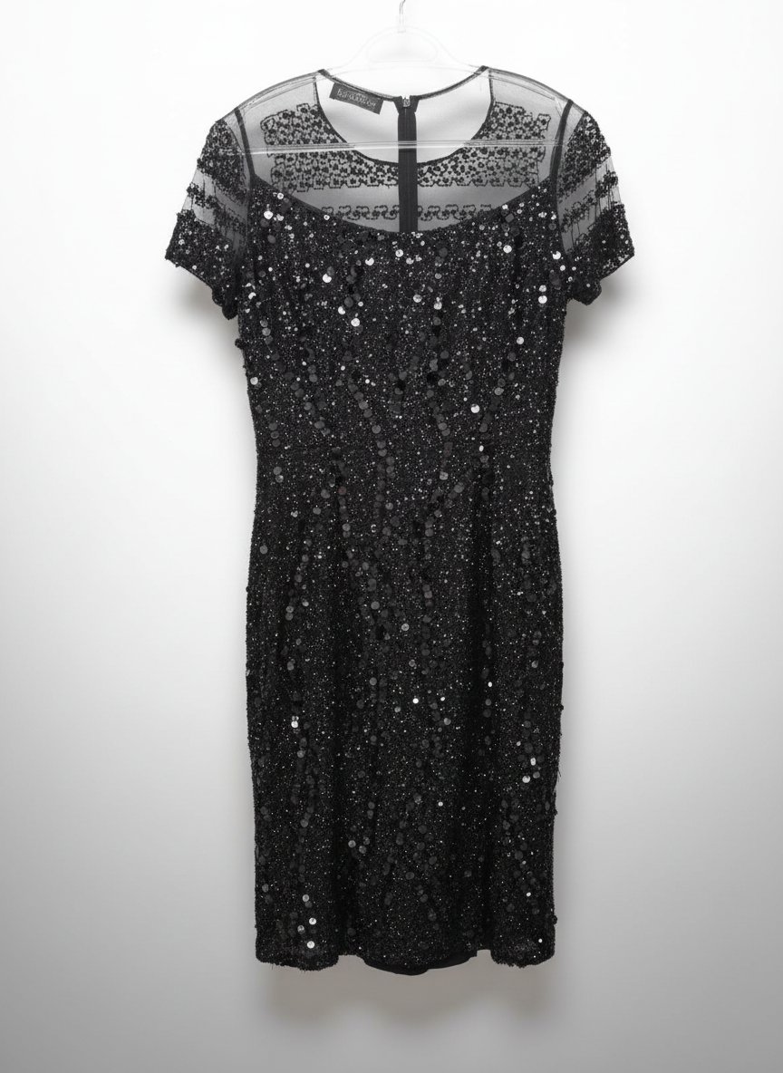 Robe soirée noire simple et chic