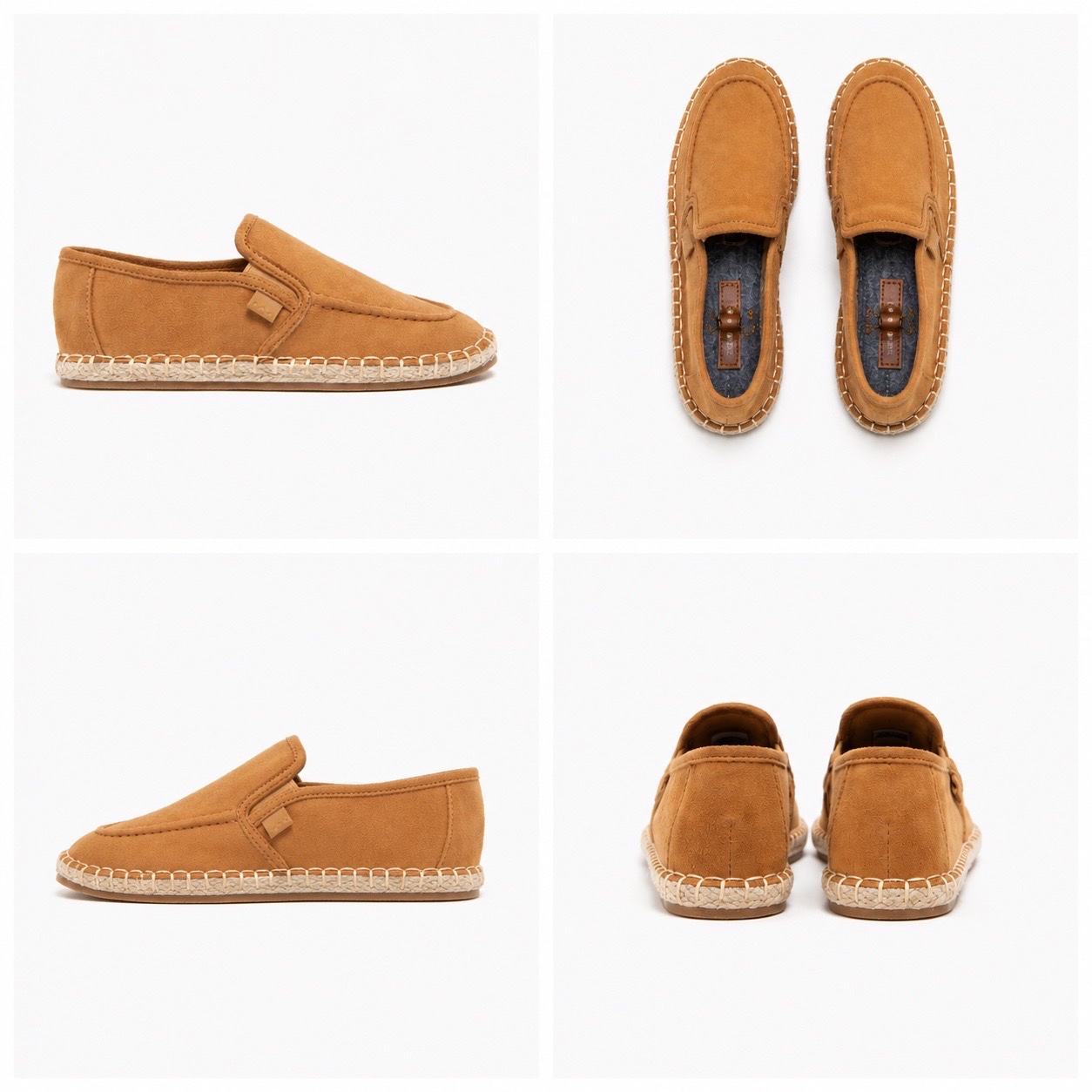 Mocassins Lefties camel effet suédine - Taille 29