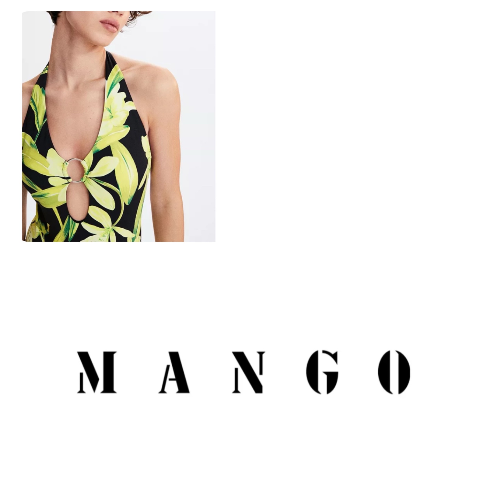 Maillot de bain 1 pièce fleuri