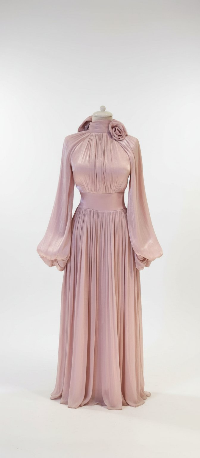 Robe satiné Rose