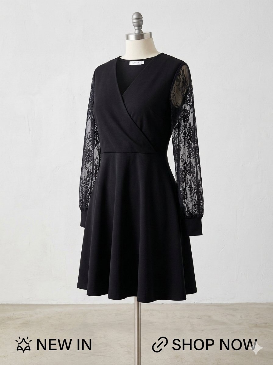 Robe noir simple