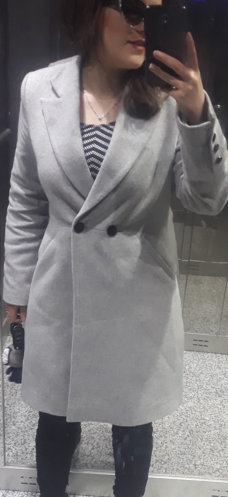 Manteau gris 