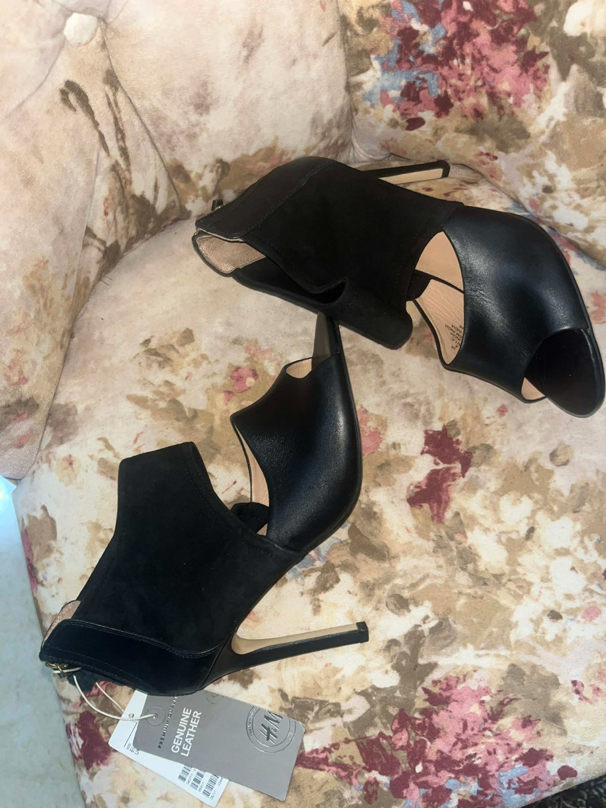Talon hm en véritable cuir 