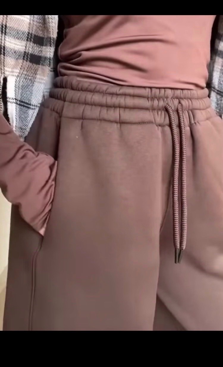 Pantalon jogging femme marron taille 44 (XXL)