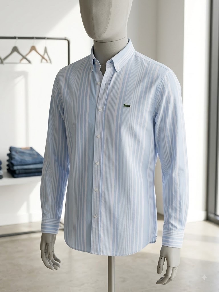 Chemise Lacoste rayée 
