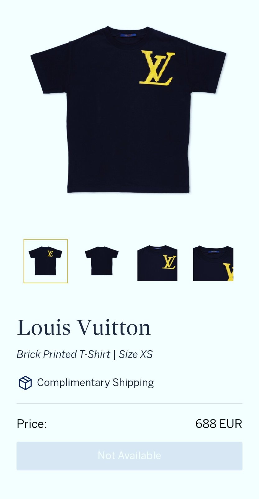 Tshirt imprimé LV 