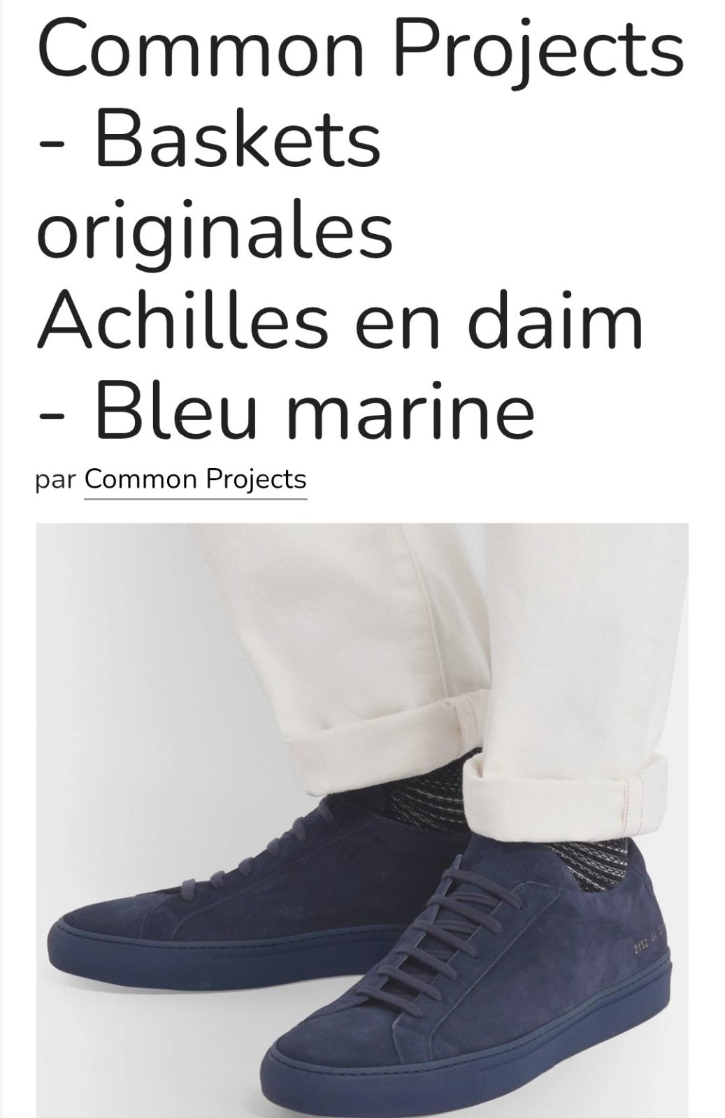 COMMON PROJECTS