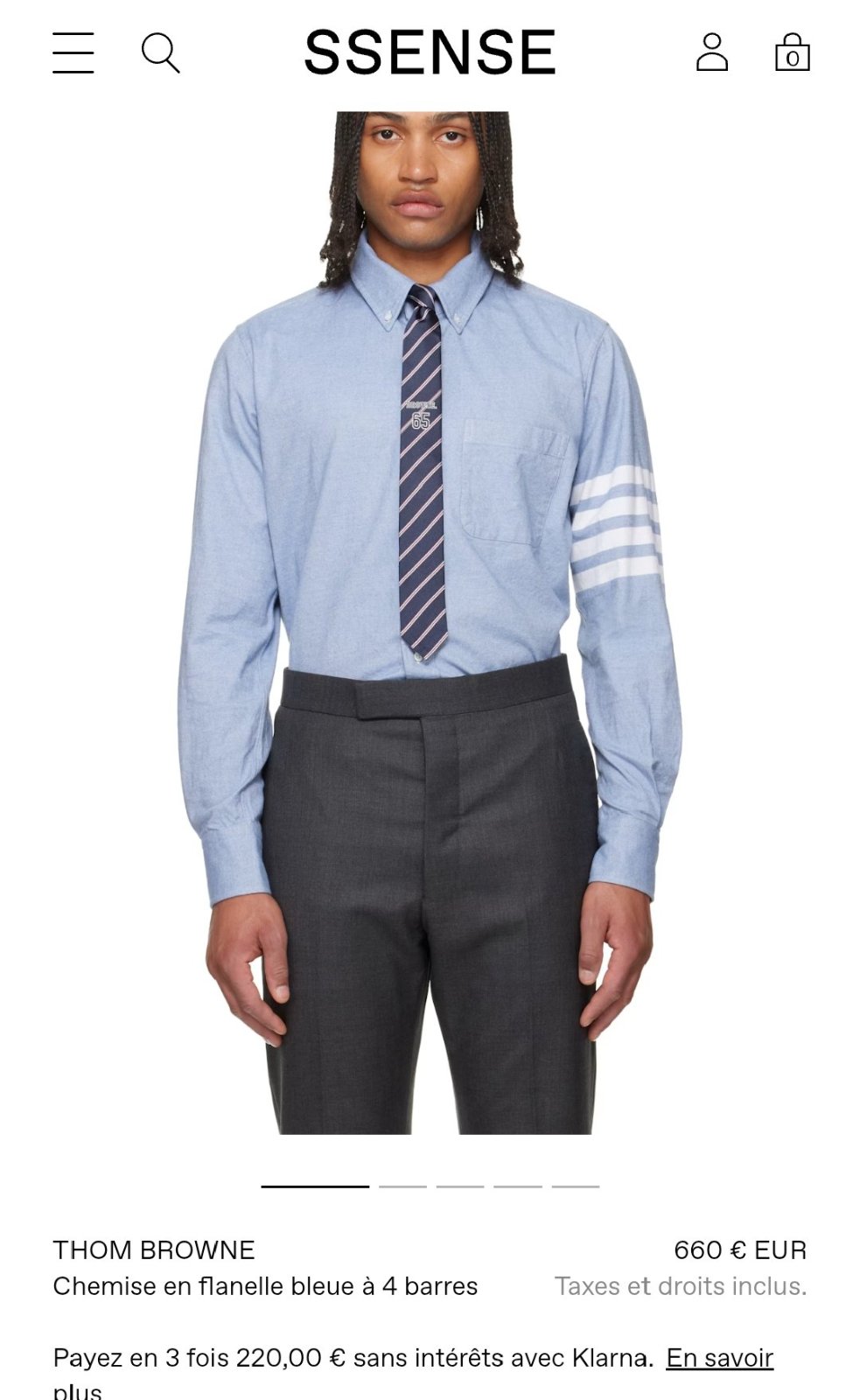 Chemise THOM BROWNE