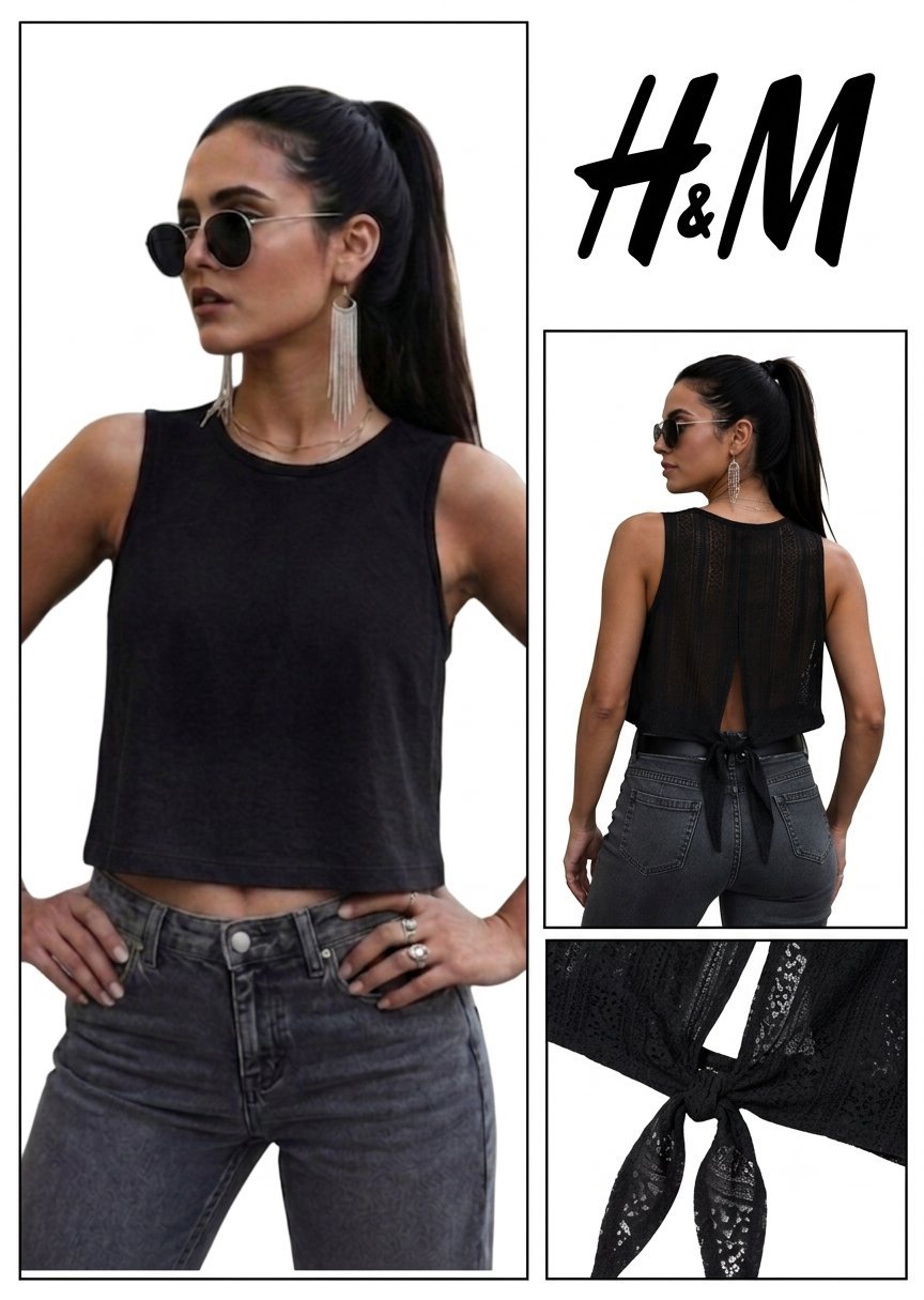 Top noir H&M