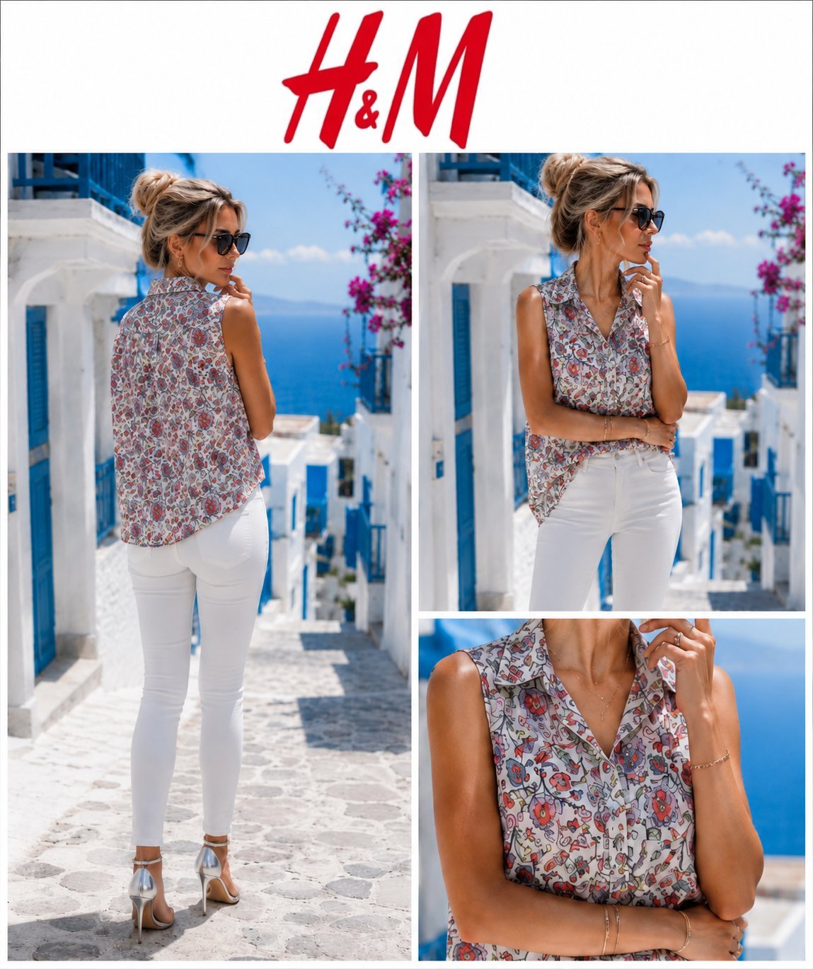Chemise fleurie H&M