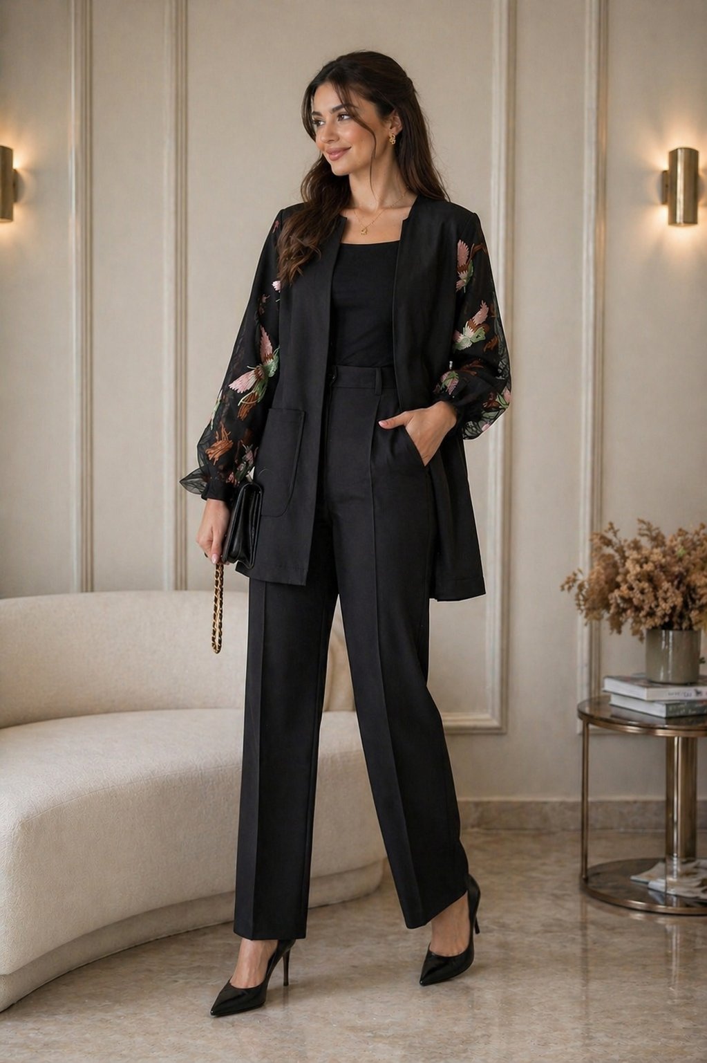Blazer noir de la marque OUZ