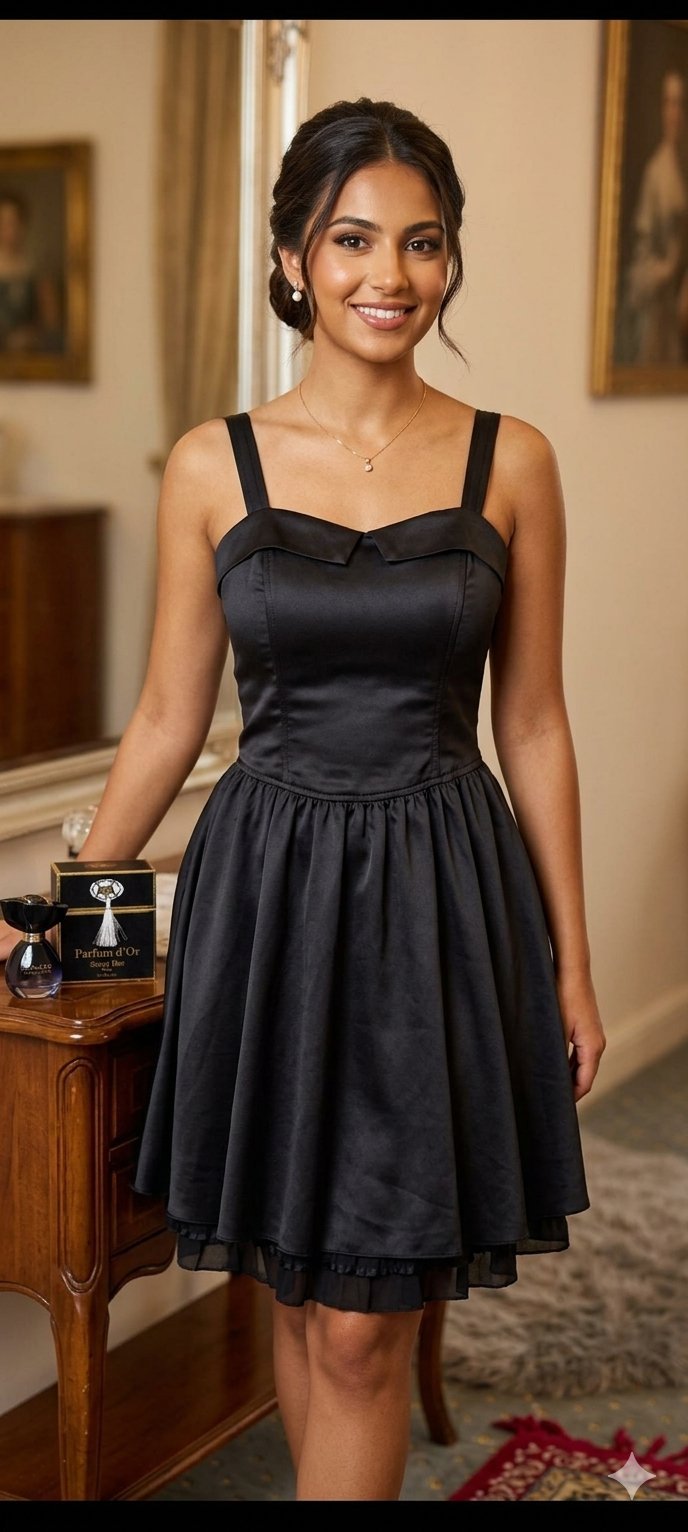 Robe noir jeune fille 🖤👗 