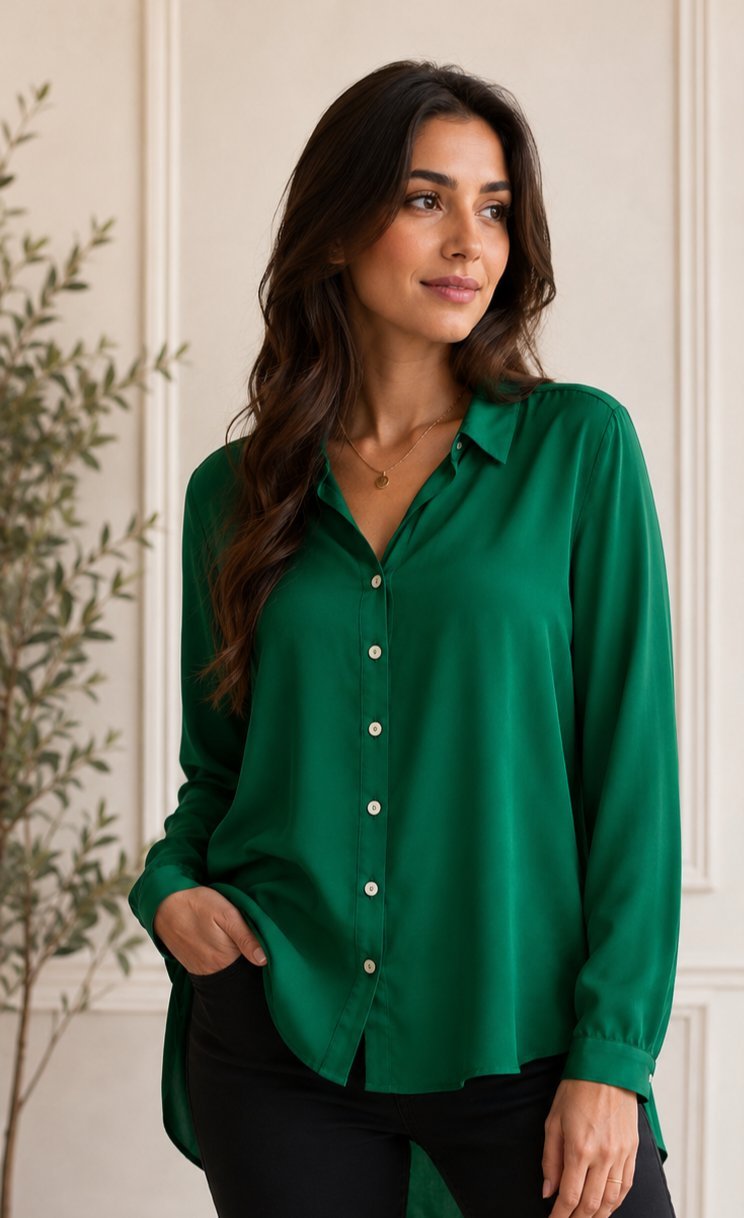 Chemise verte 