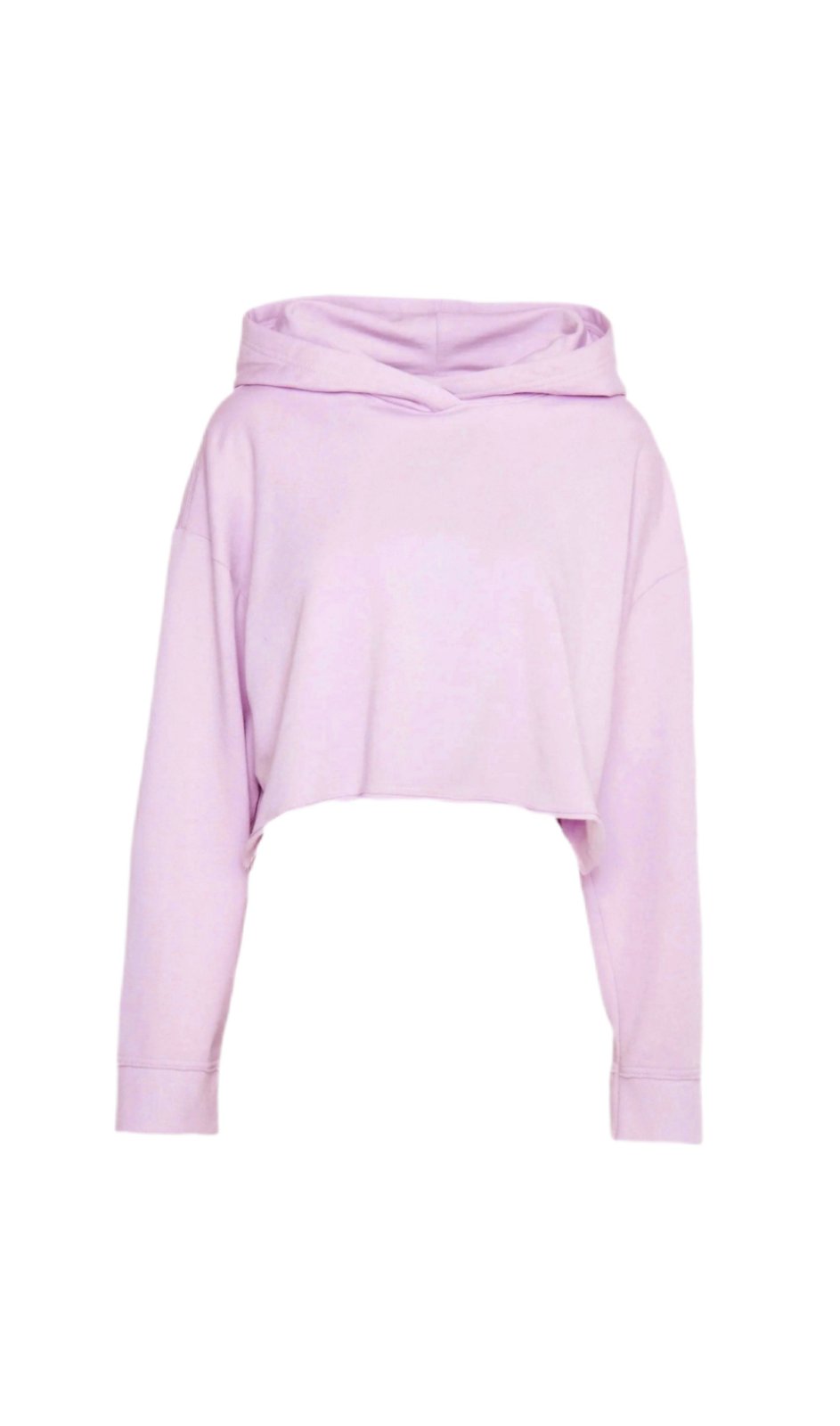 Sweat à Capuche Crop Top Nike Yoga – Lilas