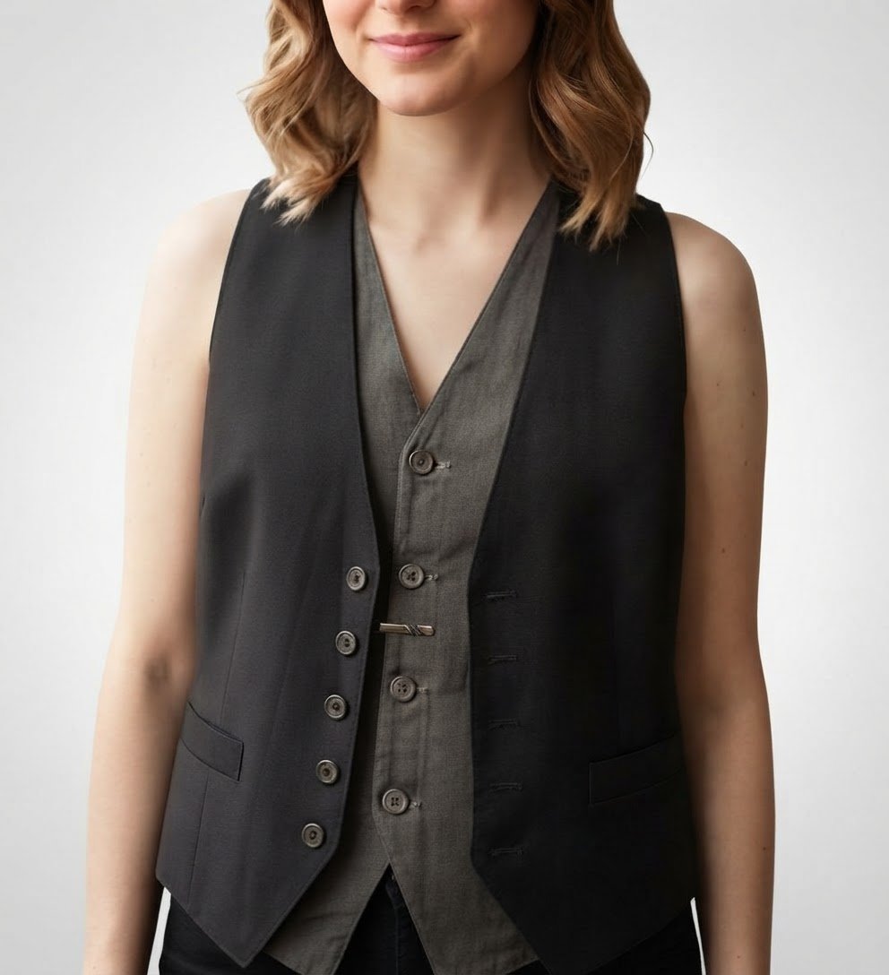 Gilet de costume La Redoute - Chic & Minimalist - Taille L 