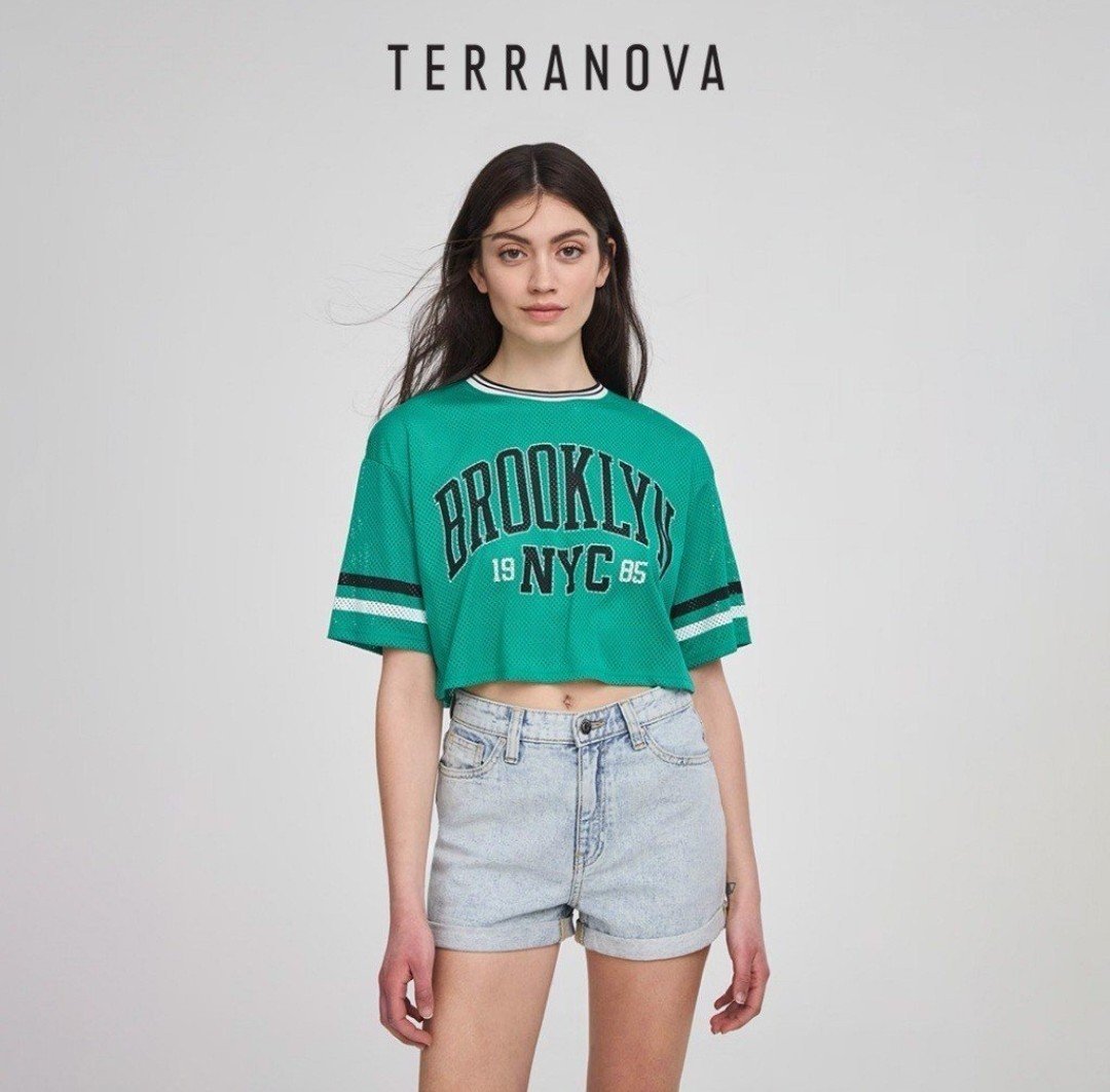 Crop Top Sport Mesh "Brooklyn" – Style Vintage / Streetwear
