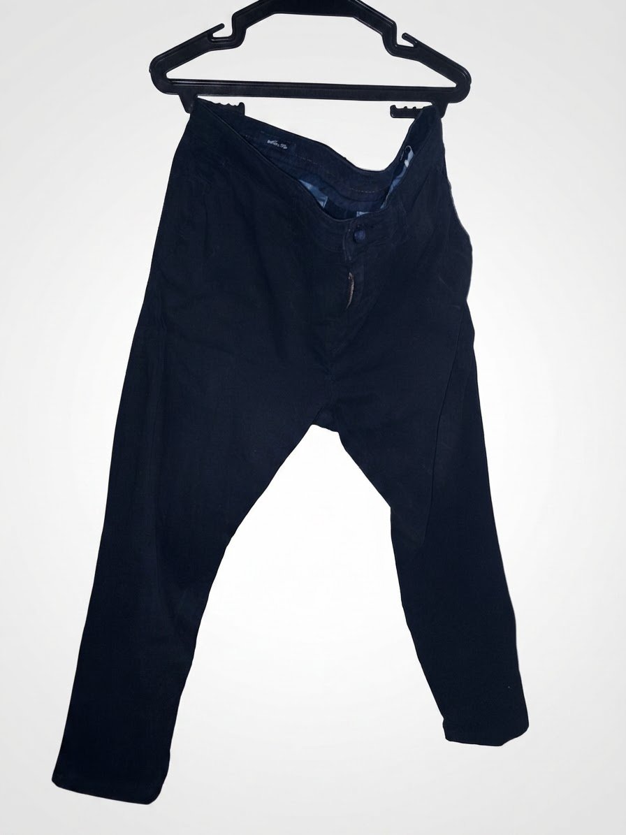 Pantalon Chino EXIST Bleu Marine Slim Fit - Taille 48