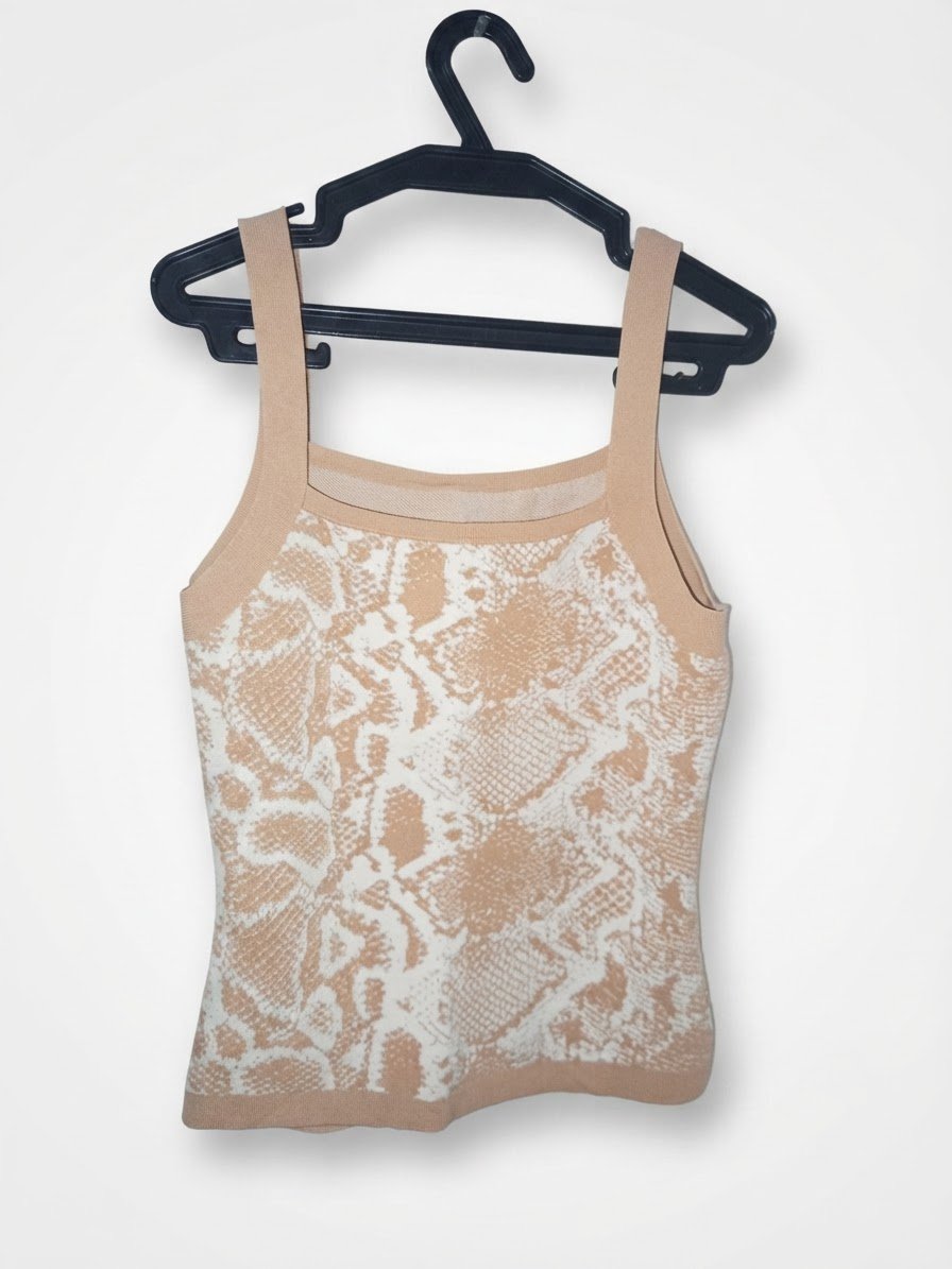 Top en maille imprimé serpent Nine West
